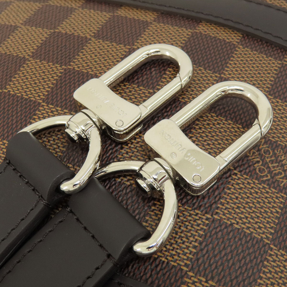 LOUIS VUITTON  N41466 Business bag Porte-Documents・Voyage PM Damier Ebene Damier canvas Ladies