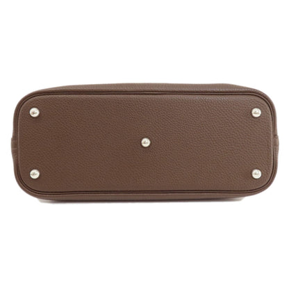 HERMES Bolide31 Brown SilverHardware Handbag Taurillon Clemence Ladies [Used]