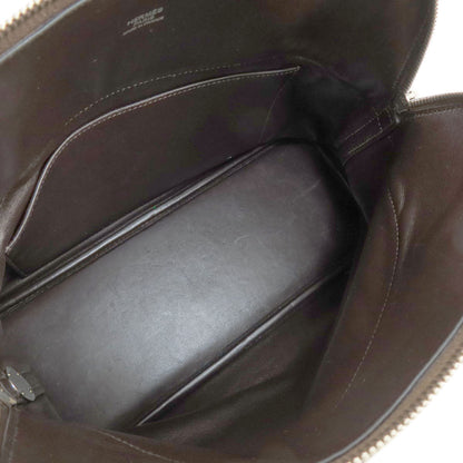 HERMES Bolide31 Brown SilverHardware Handbag Taurillon Clemence Ladies [Used]