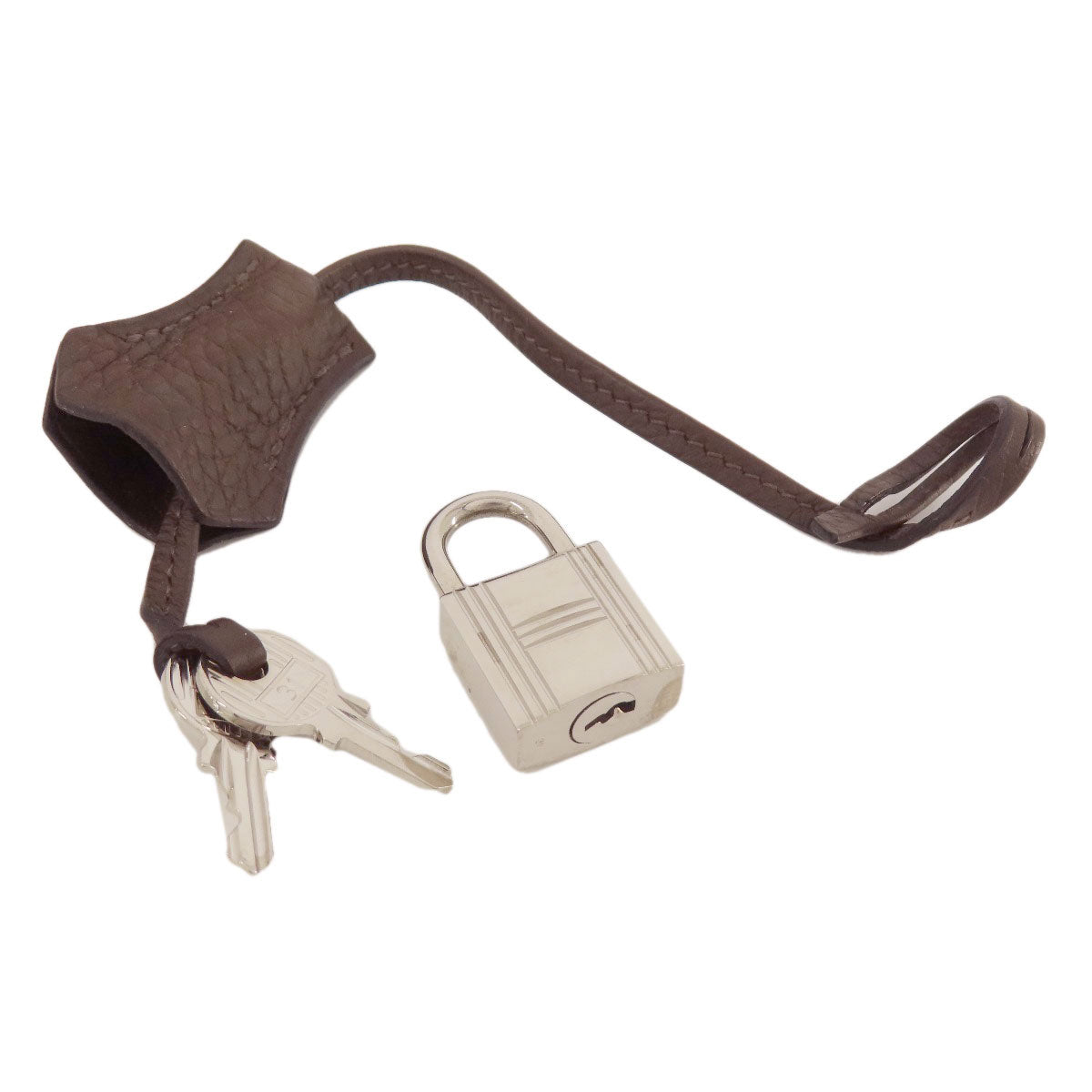 HERMES Bolide31 Brown SilverHardware Handbag Taurillon Clemence Ladies [Used]