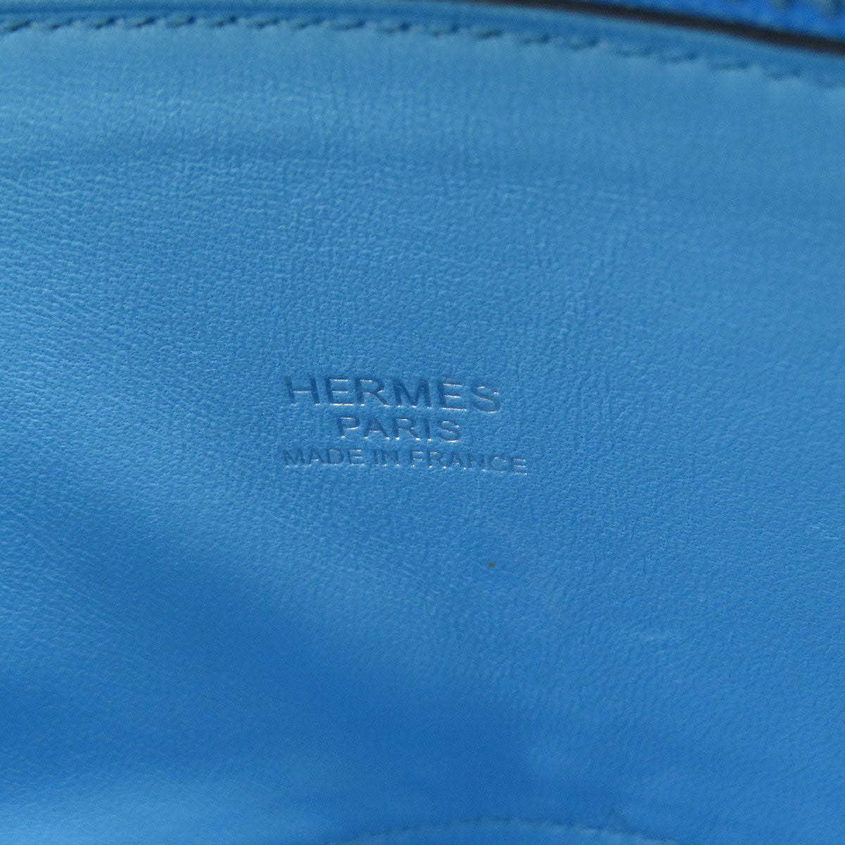 HERMES   Handbag Bolide27 Celeste SilverHardware Epsom Ladies