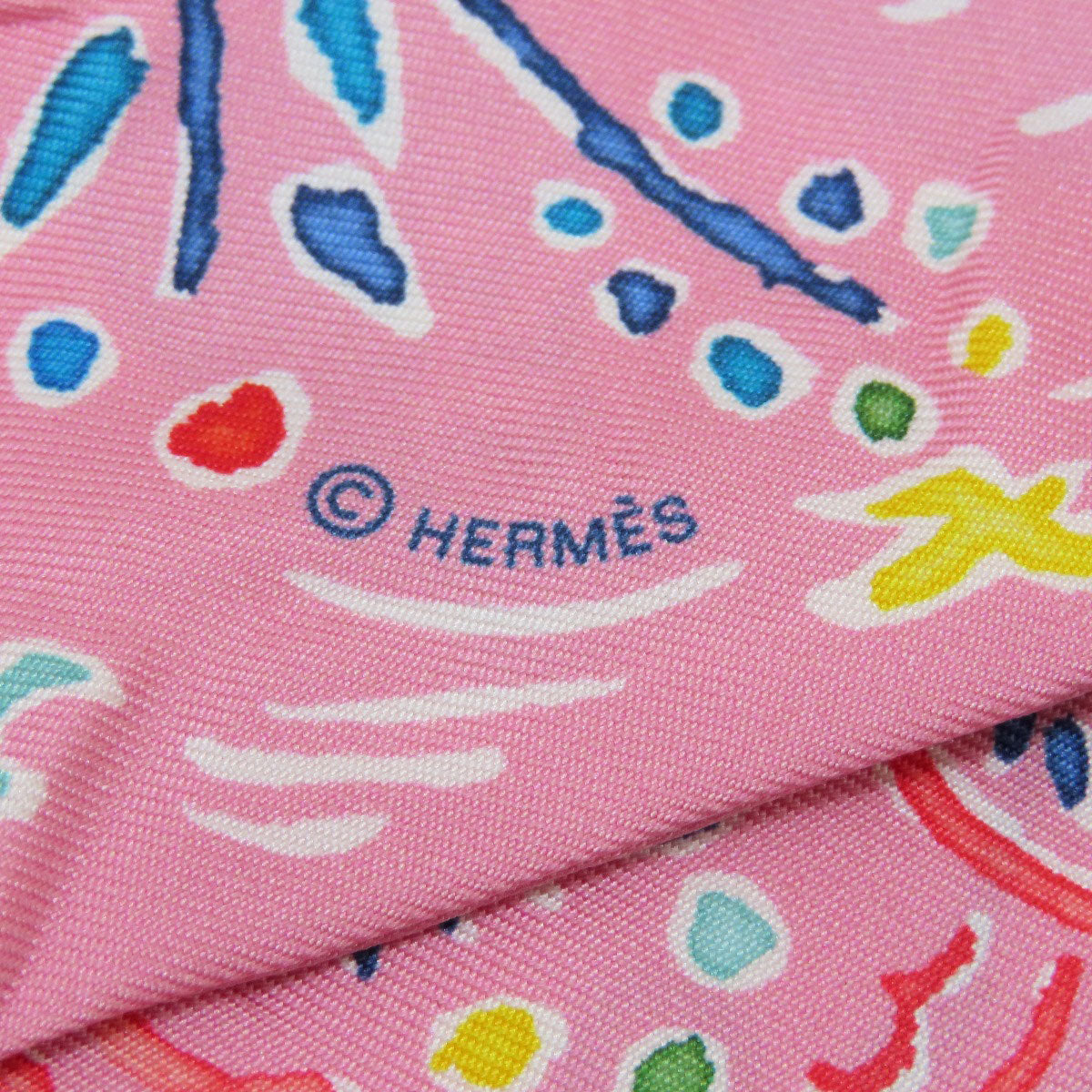 HERMES   Scarf Twilly Silk Ladies