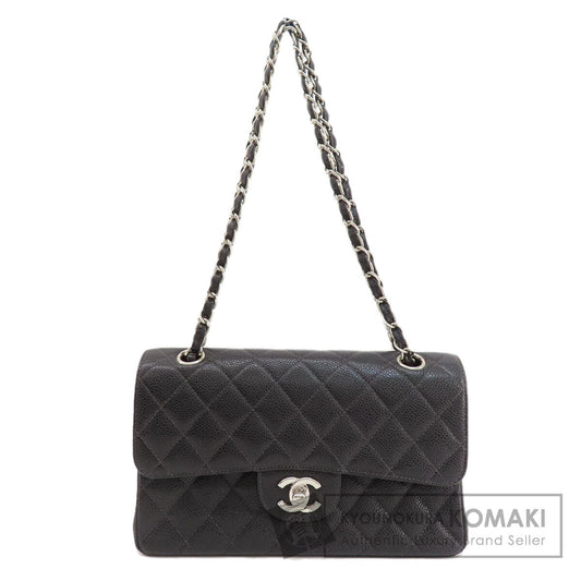 CHANEL   Shoulder Bag Matelasse SilverHardware Caviar skin Ladies