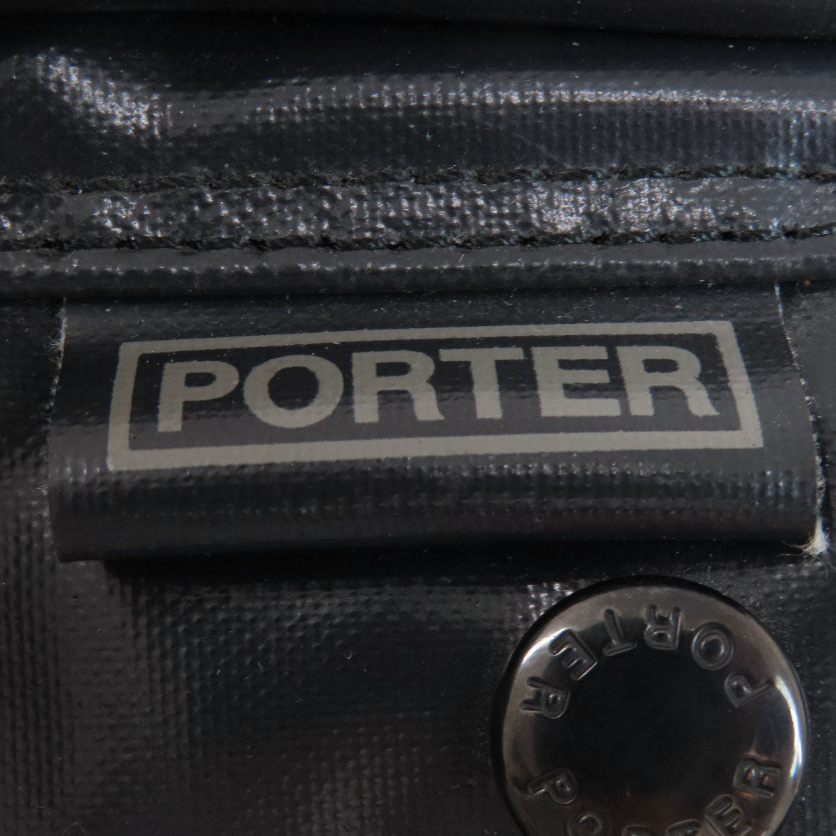 PORTER logo body bag PVC Ladies [Used]