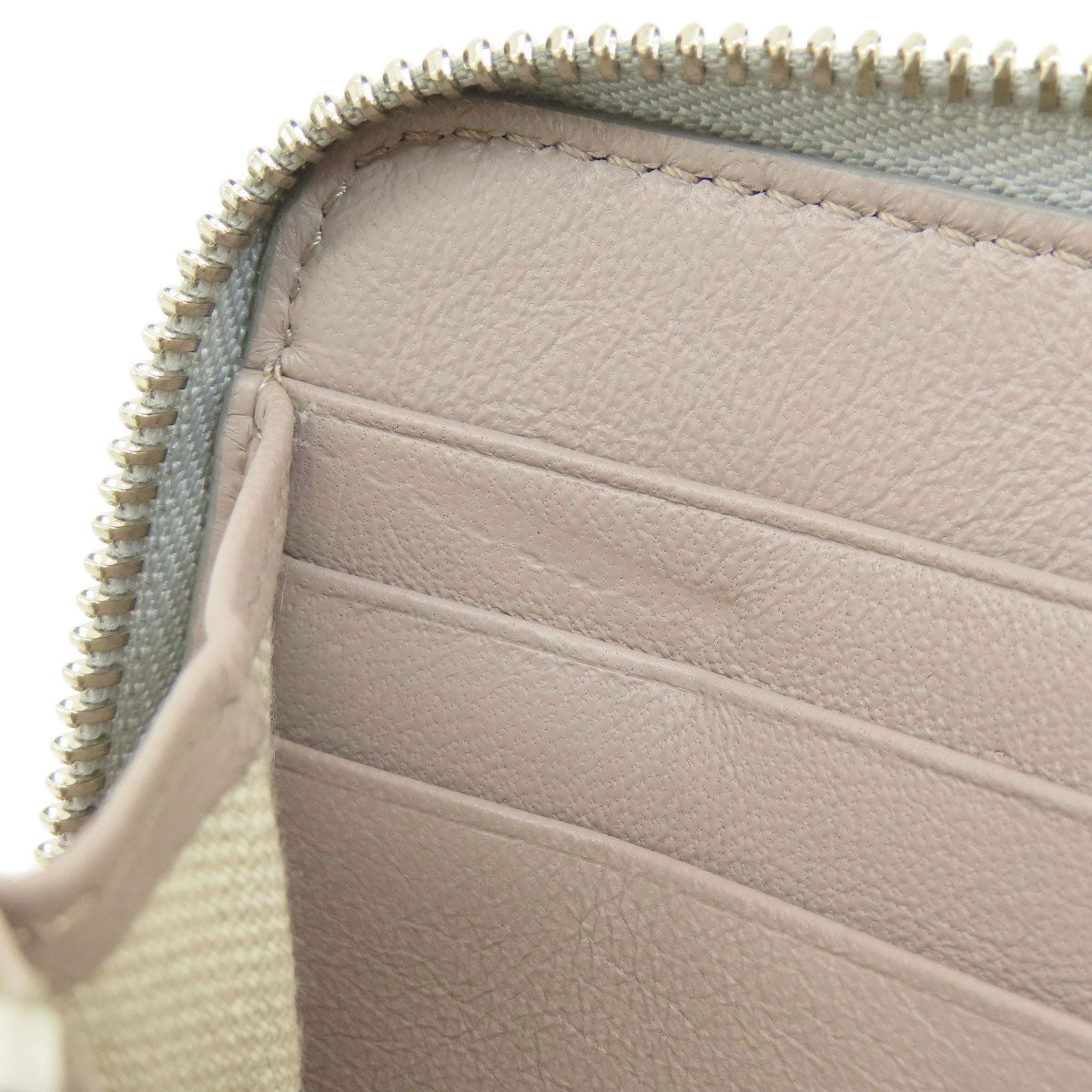 Jimmy Choo logo Long wallet (with coin pocket) Leather Ladies [Used]