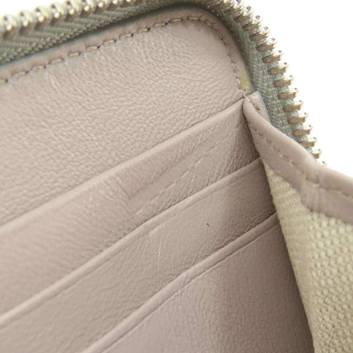 Jimmy Choo logo Long wallet (with coin pocket) Leather Ladies [Used]