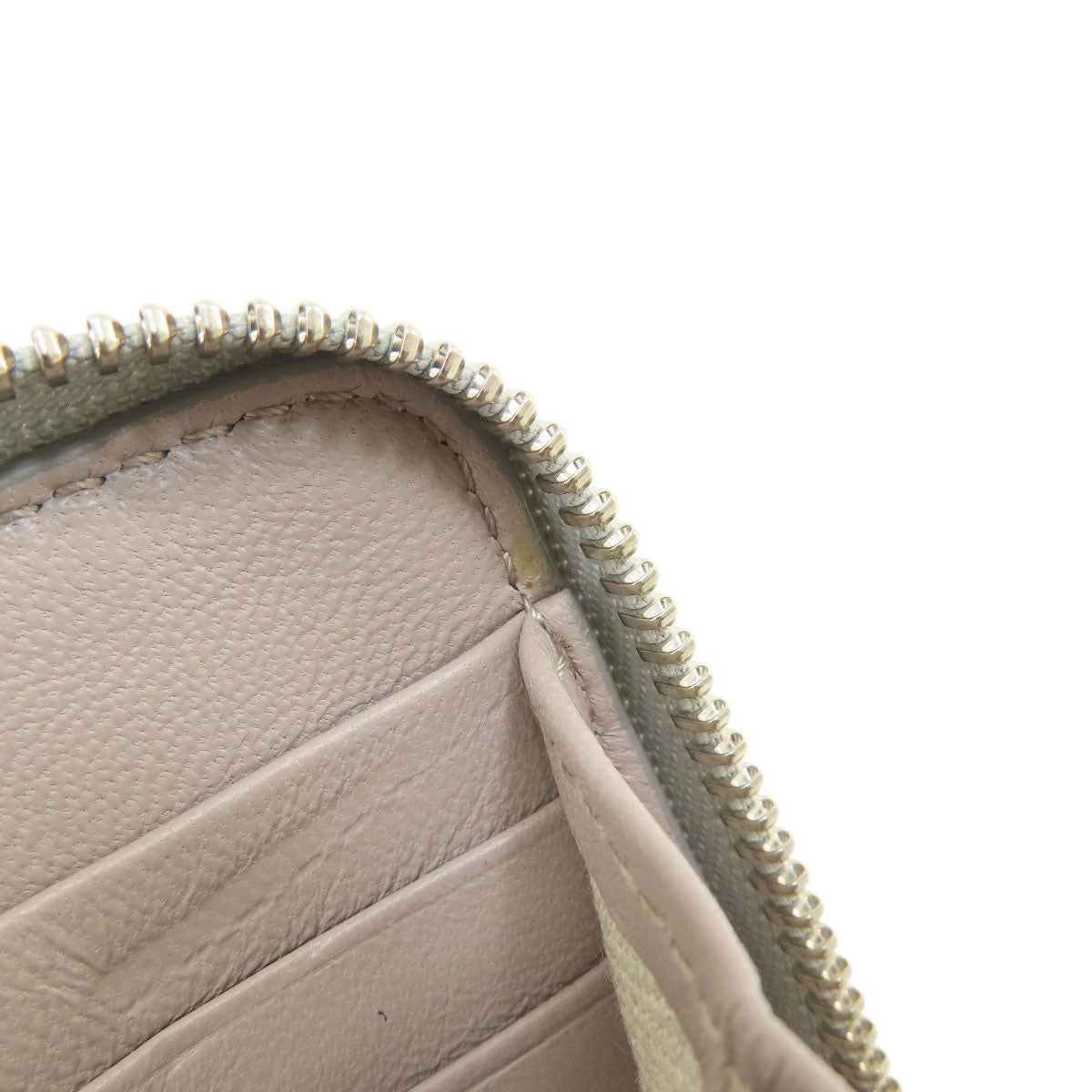 Jimmy Choo logo Long wallet (with coin pocket) Leather Ladies [Used]