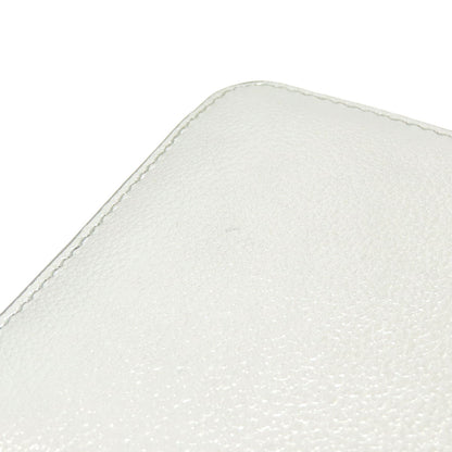 Jimmy Choo logo Long wallet (with coin pocket) Leather Ladies [Used]