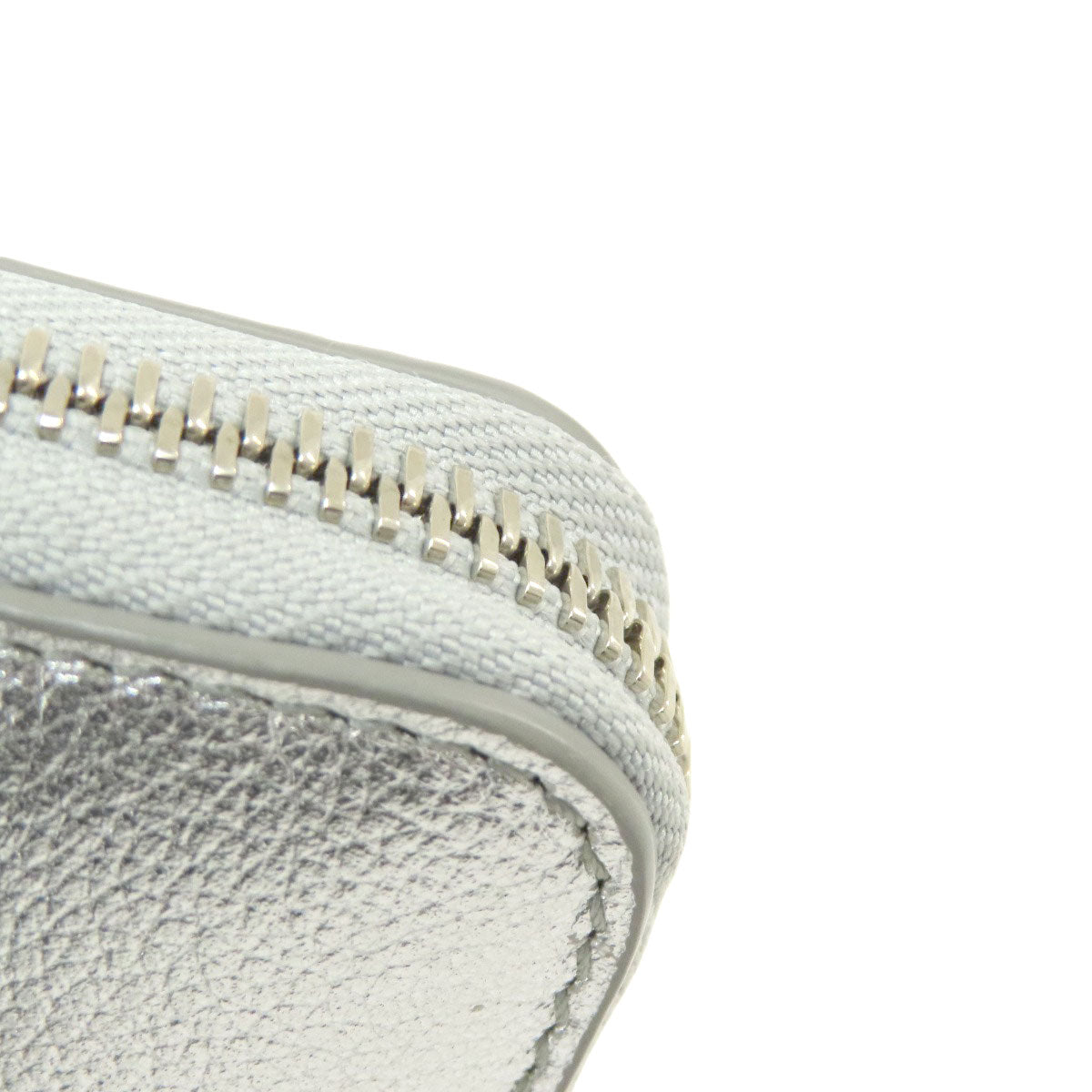 Jimmy Choo logo Long wallet (with coin pocket) Leather Ladies [Used]