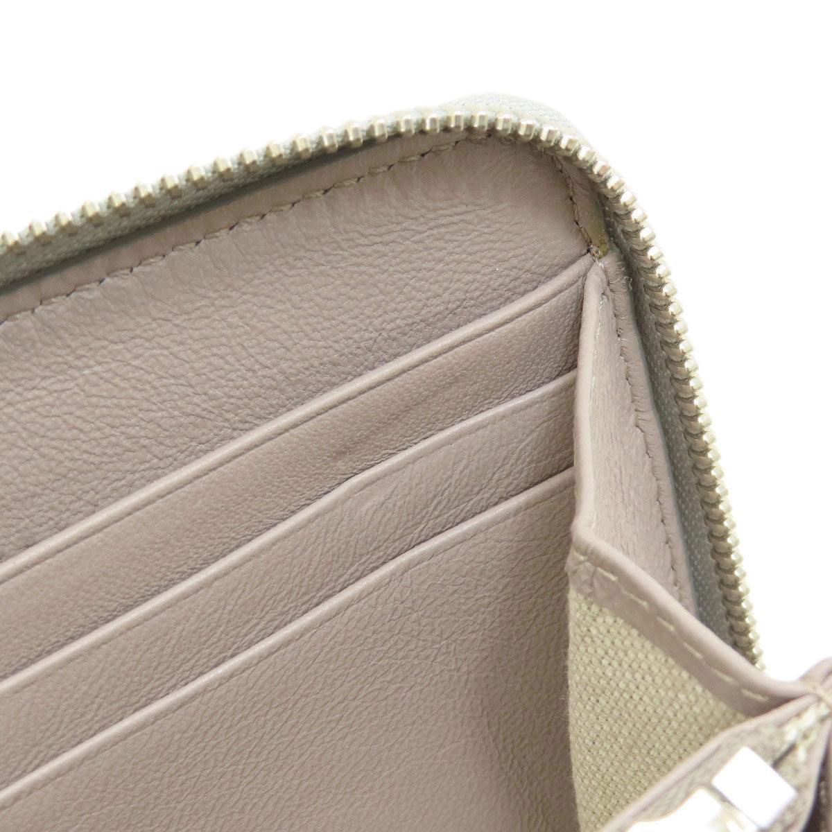 Jimmy Choo logo Long wallet (with coin pocket) Leather Ladies [Used]