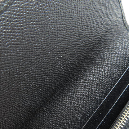 BVLGARI logo Long wallet (with coin pocket) Leather Ladies [Used]