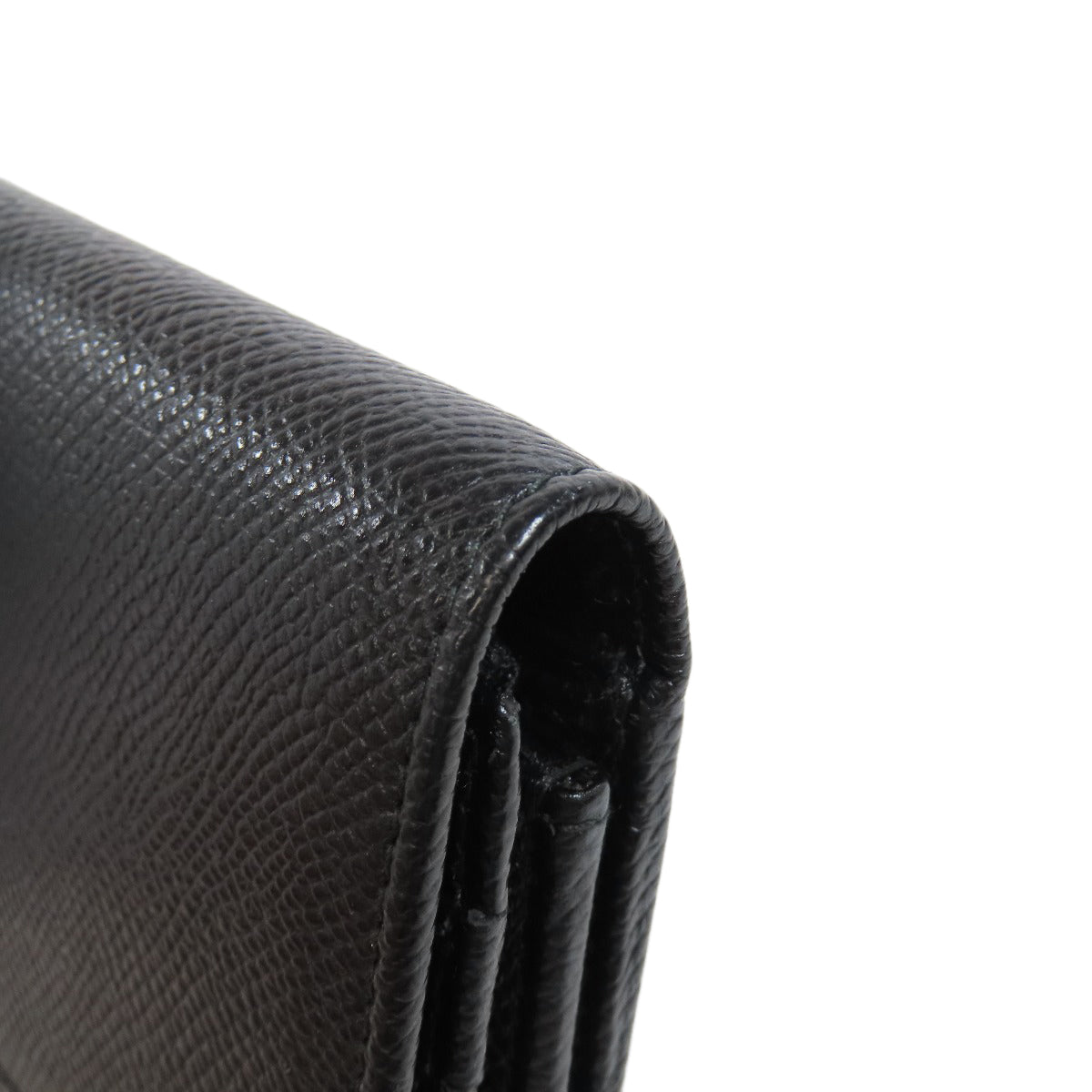 BVLGARI logo Long wallet (with coin pocket) Leather Ladies [Used]