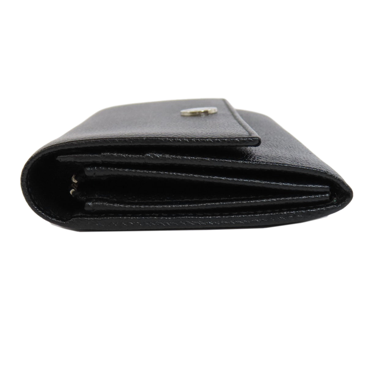 BVLGARI logo Long wallet (with coin pocket) Leather Ladies [Used]
