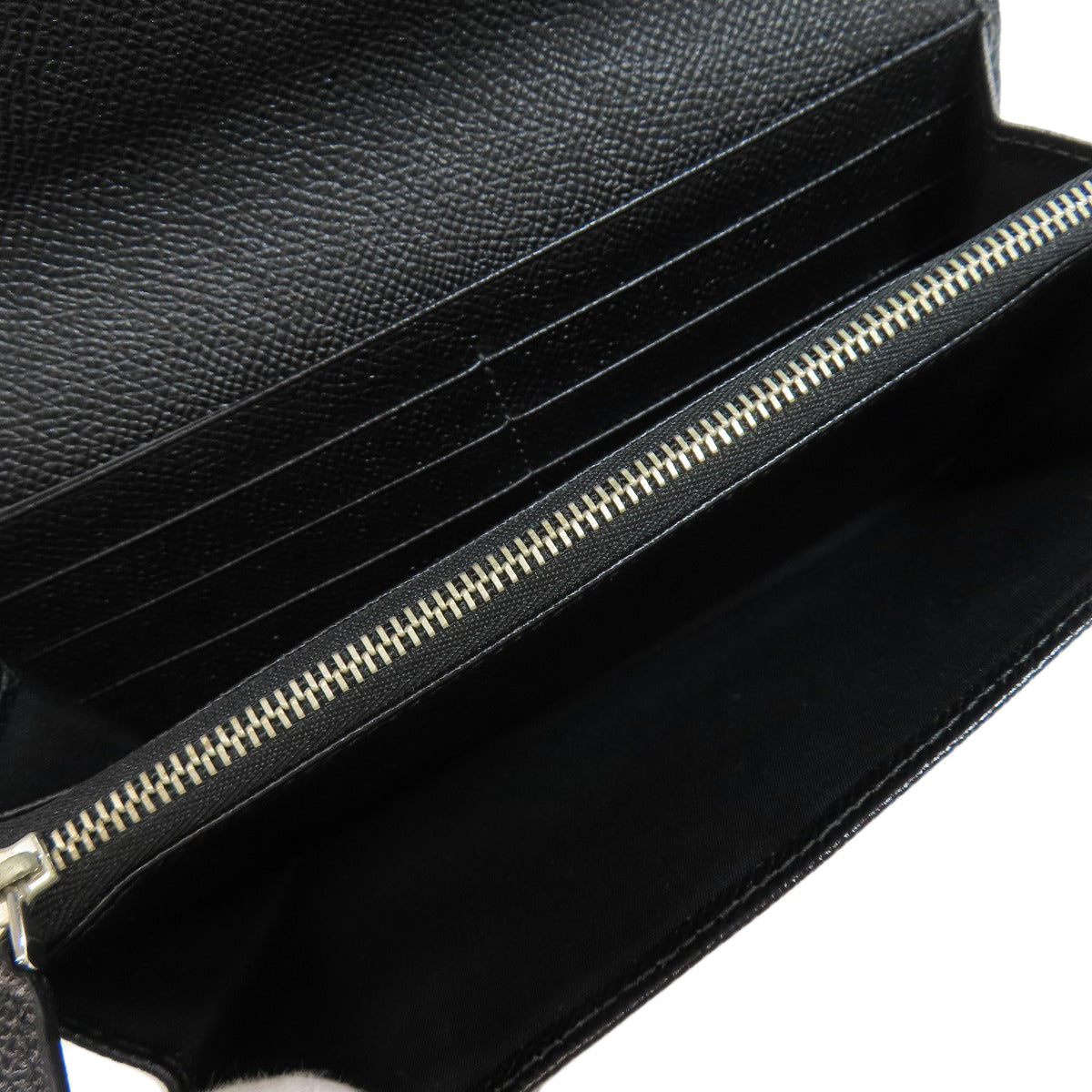 BVLGARI logo Long wallet (with coin pocket) Leather Ladies [Used]