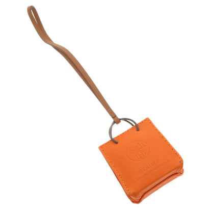 HERMES   key ring Sac Orange Who Orange Agneau Milo Ladies