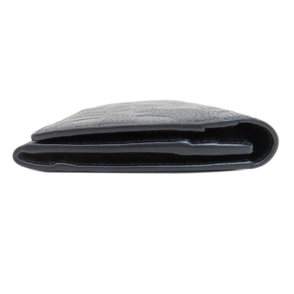 Dunhill   Long wallet (with coin pocket) logo Leather mens
