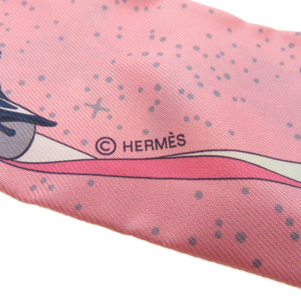 HERMES   Scarf Twilly Silk Ladies