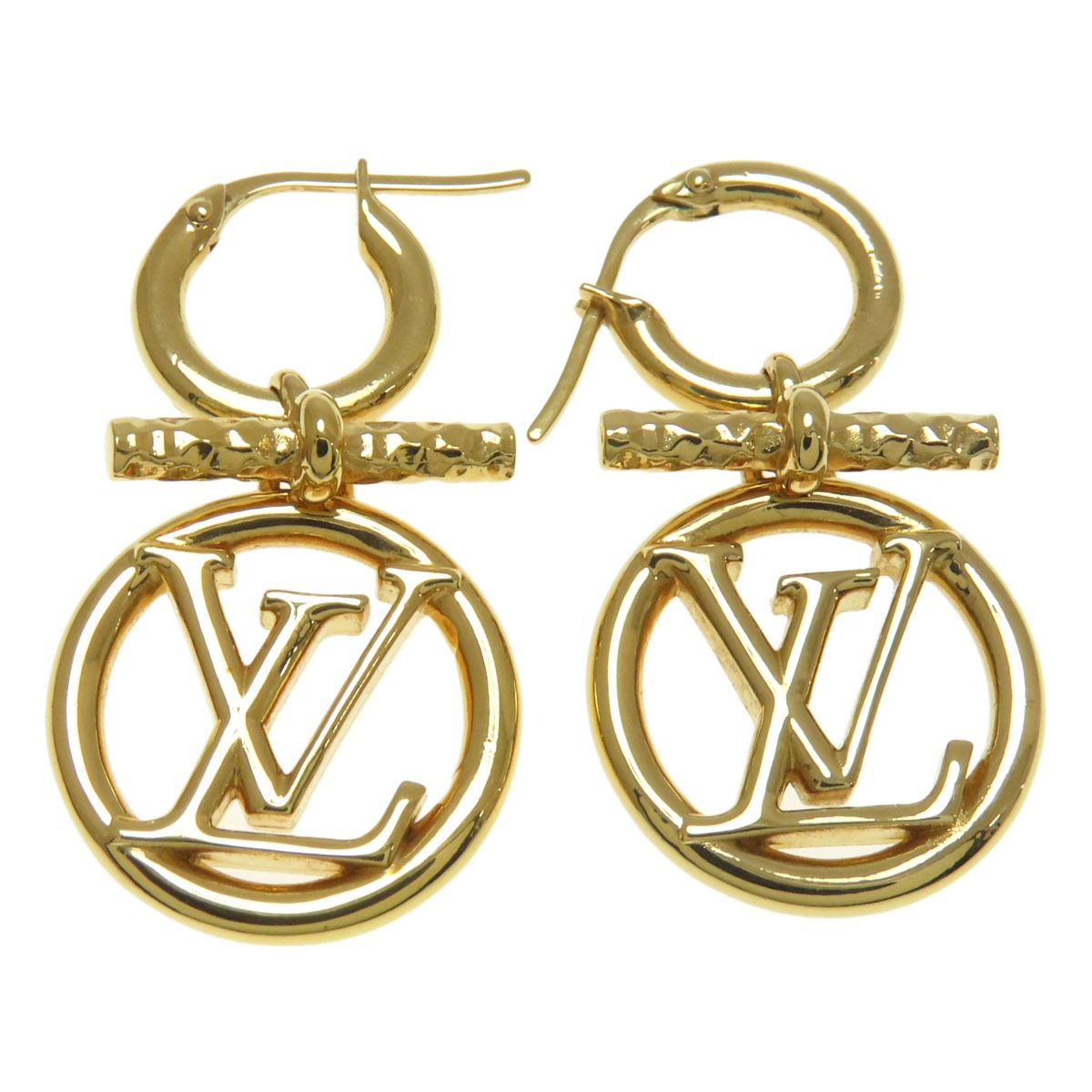 LOUIS VUITTON  M00613 earring Bookle Dreille Baby Louise Metal Ladies