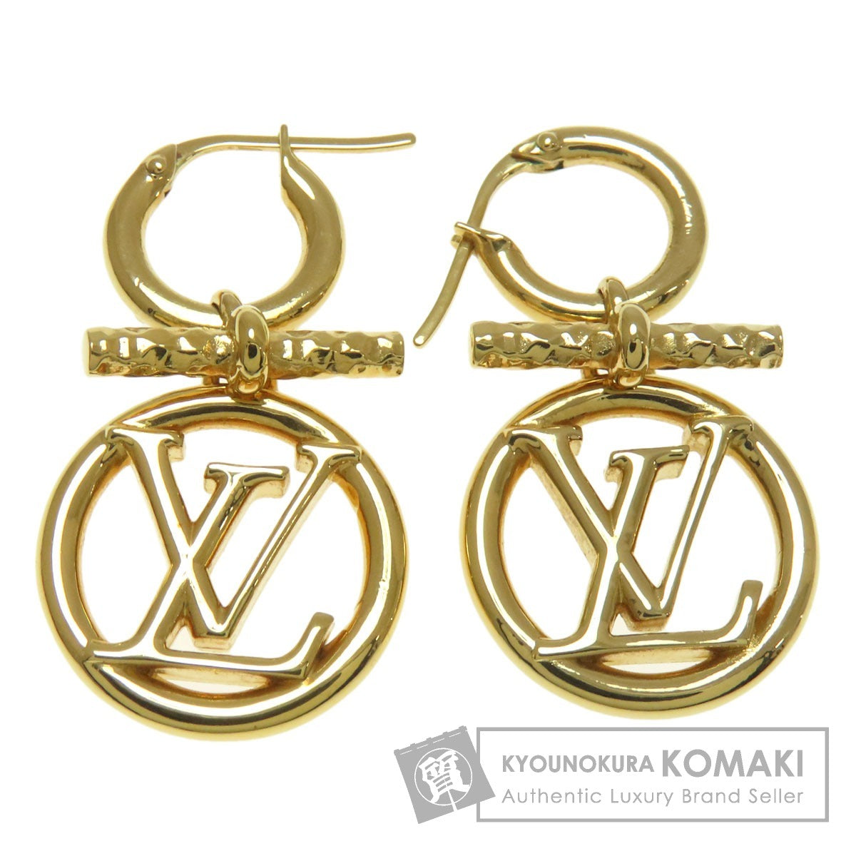 LOUIS VUITTON  M00613 earring Bookle Dreille Baby Louise Metal Ladies