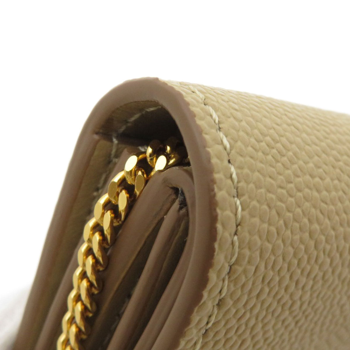 BURBERRY Coin Chain Wallet coin purse Calf Ladies [Used]