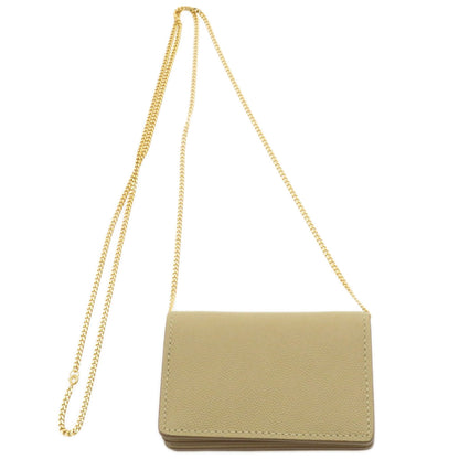 BURBERRY Coin Chain Wallet coin purse Calf Ladies [Used]