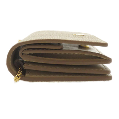 BURBERRY Coin Chain Wallet coin purse Calf Ladies [Used]