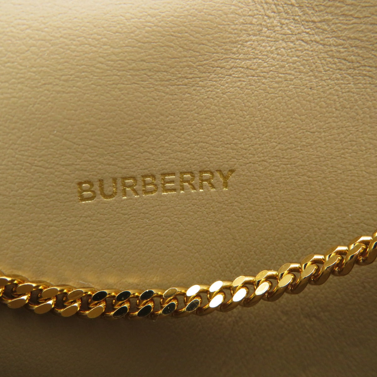 BURBERRY Coin Chain Wallet coin purse Calf Ladies [Used]