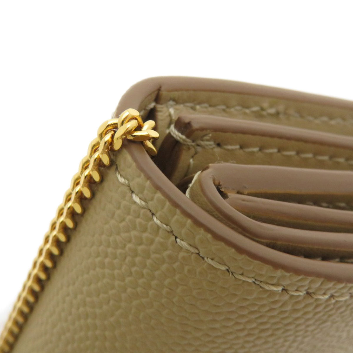 BURBERRY Coin Chain Wallet coin purse Calf Ladies [Used]