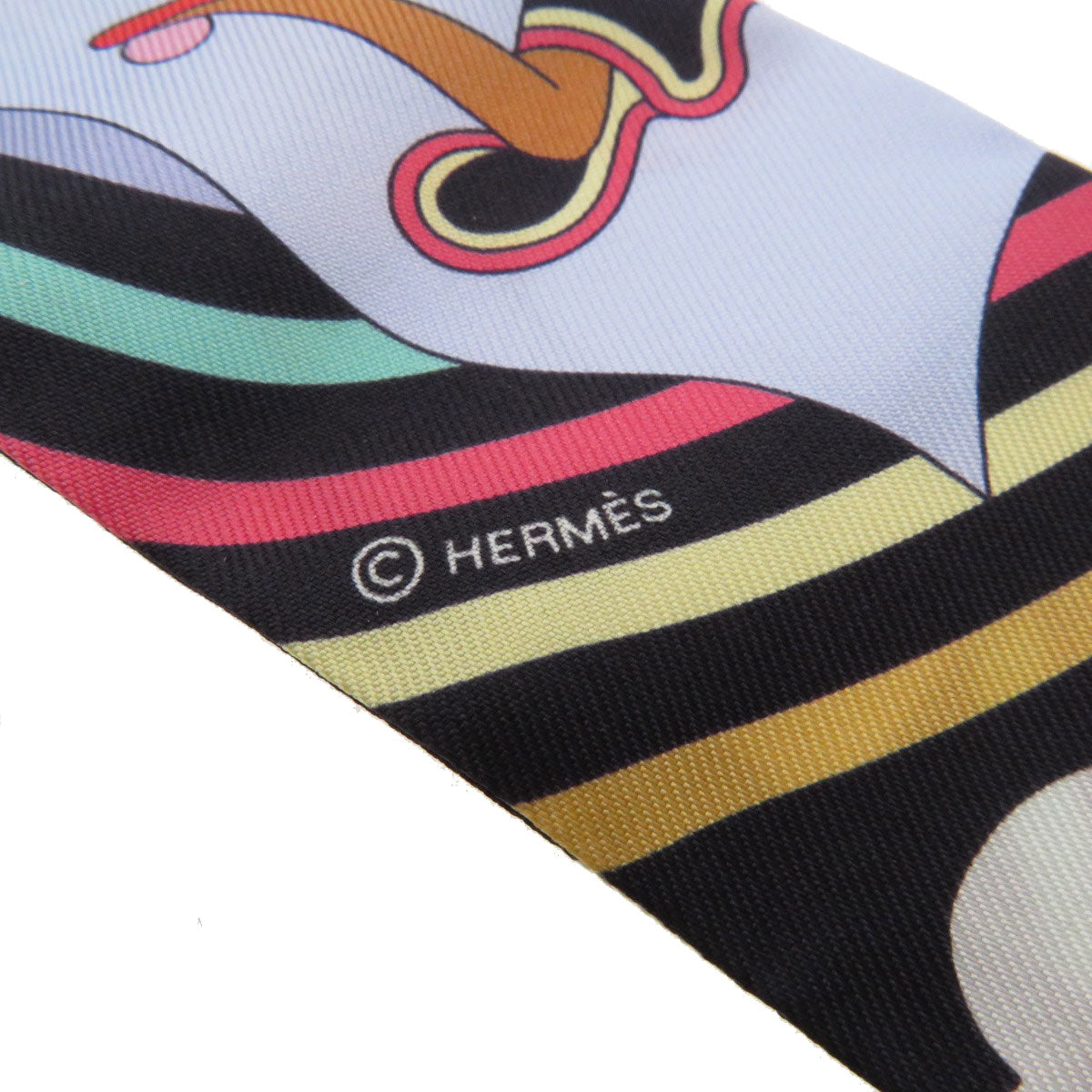 HERMES   Scarf Twilly Silk Ladies