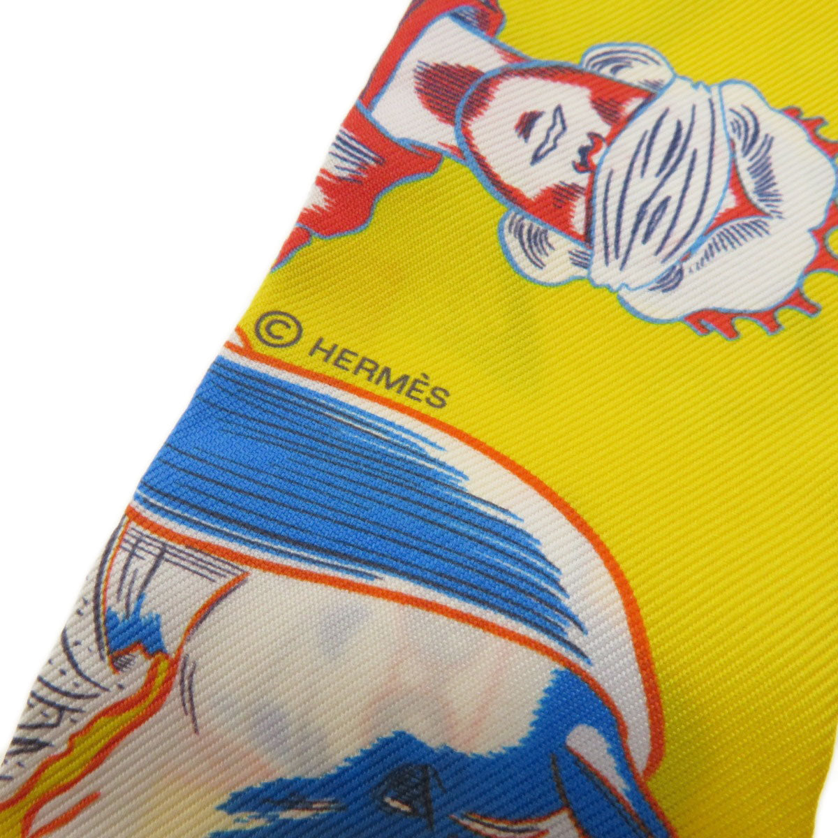 HERMES   Scarf Twilly Silk Ladies