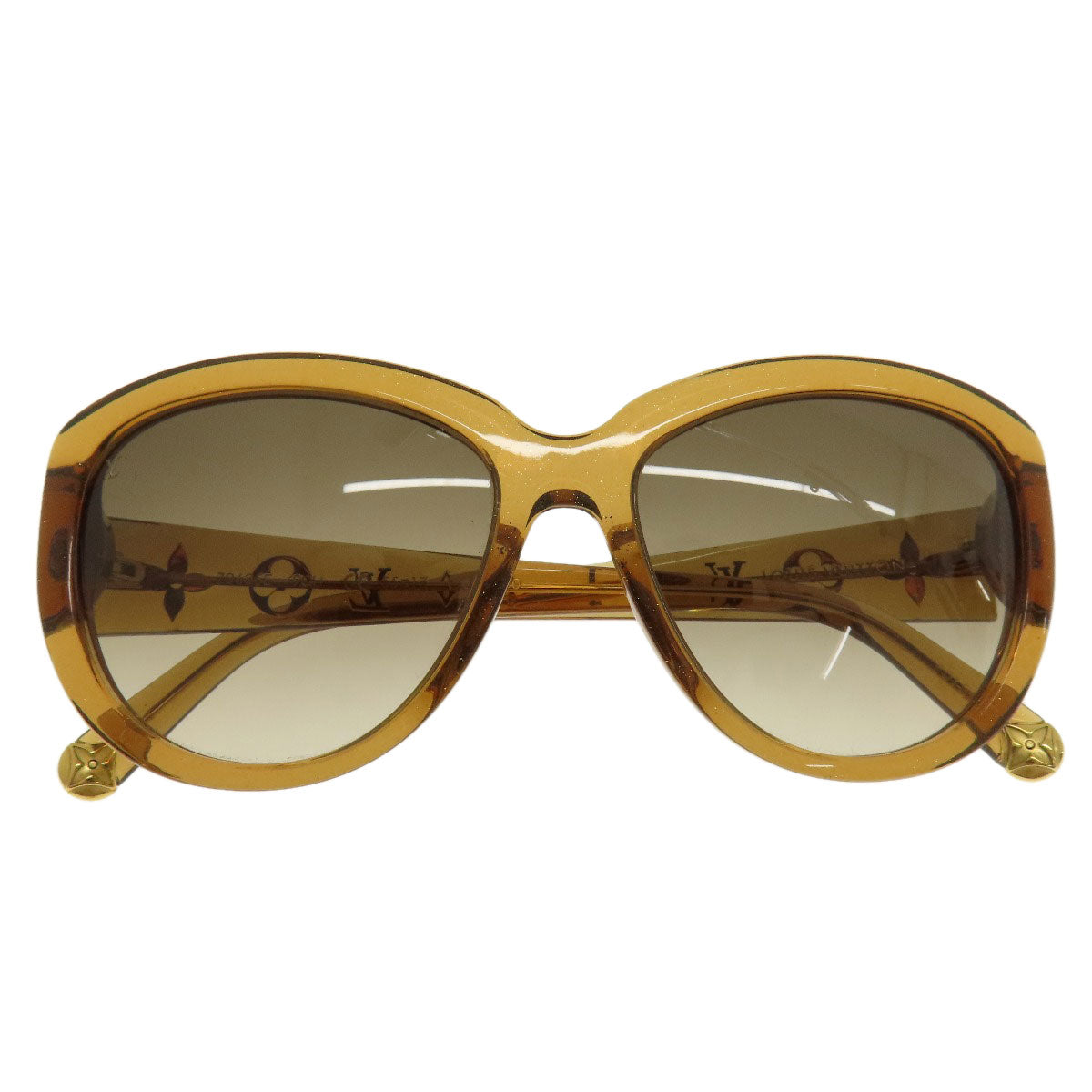 LOUIS VUITTON  Z0625E sunglasses Opulence Cat Eye Light Glitter Honey Plastic Ladies