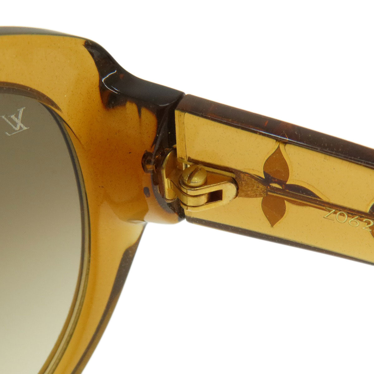 LOUIS VUITTON  Z0625E sunglasses Opulence Cat Eye Light Glitter Honey Plastic Ladies