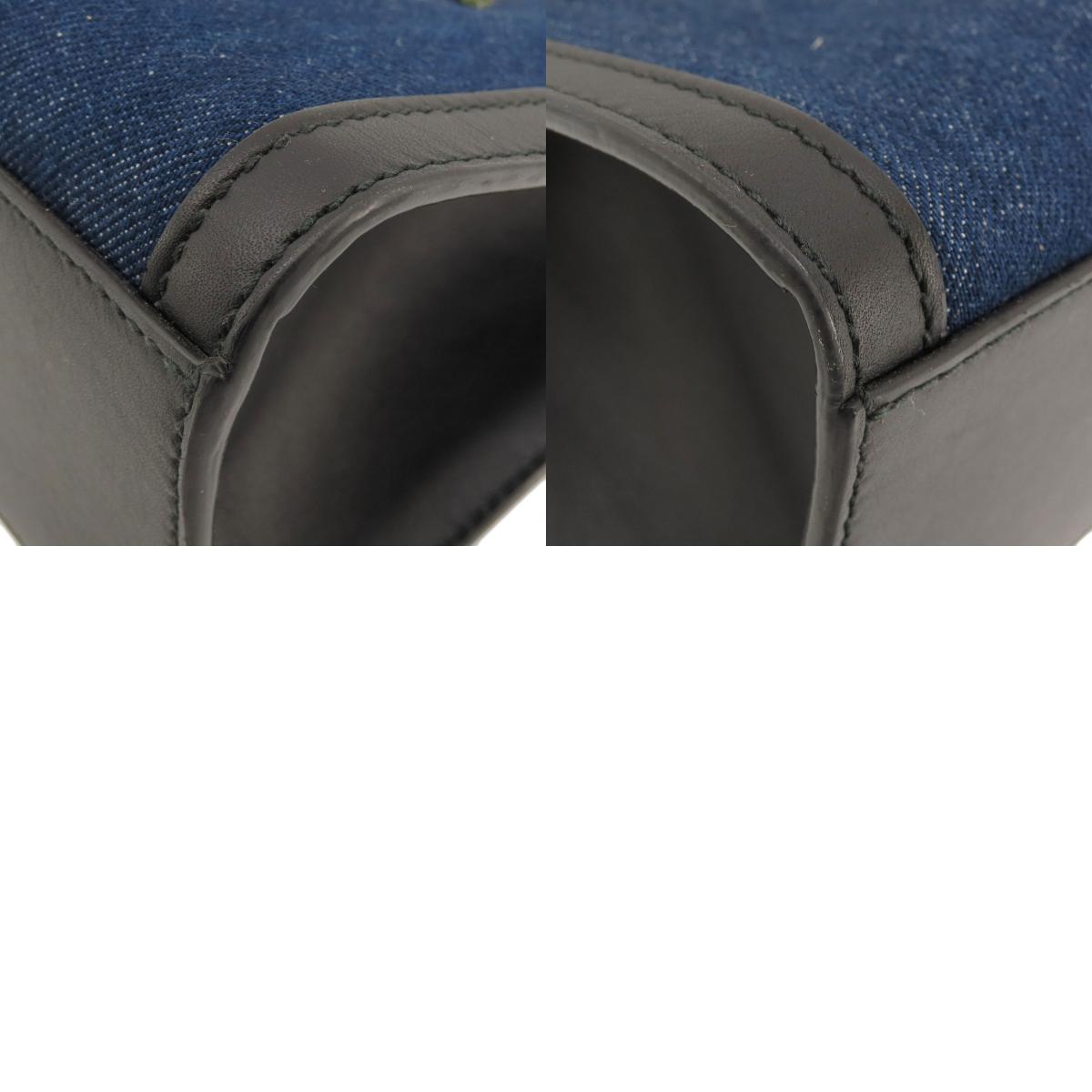 GUCCI 456545 Tiger embroidery Tote Bag Denim Ladies [Used]