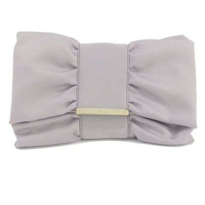 Furla   Clutch bag Ribbon motif Satin Ladies