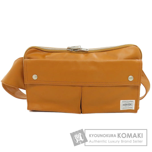 PORTER logo body bag Coating canvas Ladies [Used]