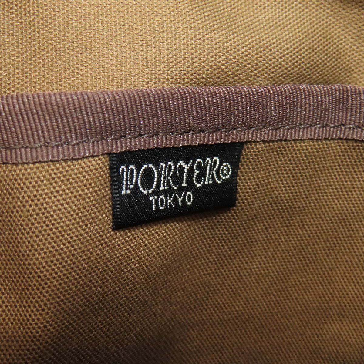 PORTER logo body bag Coating canvas Ladies [Used]
