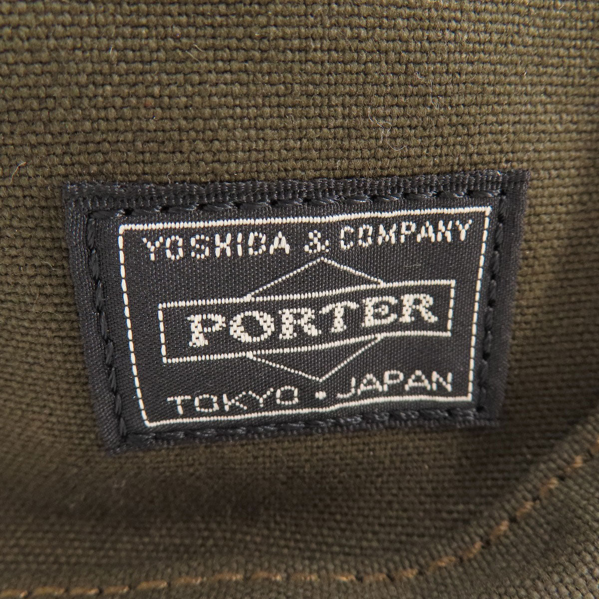 PORTER   Tote Bag logo Canvas Ladies