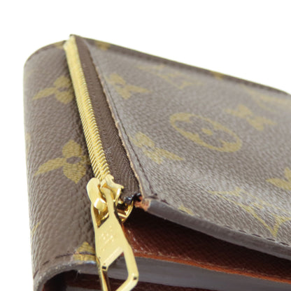 LOUIS VUITTON M60402 Portefeiulle Anais Bifold Wallet with Coin Pocket Monogram canvas Ladies [Used]