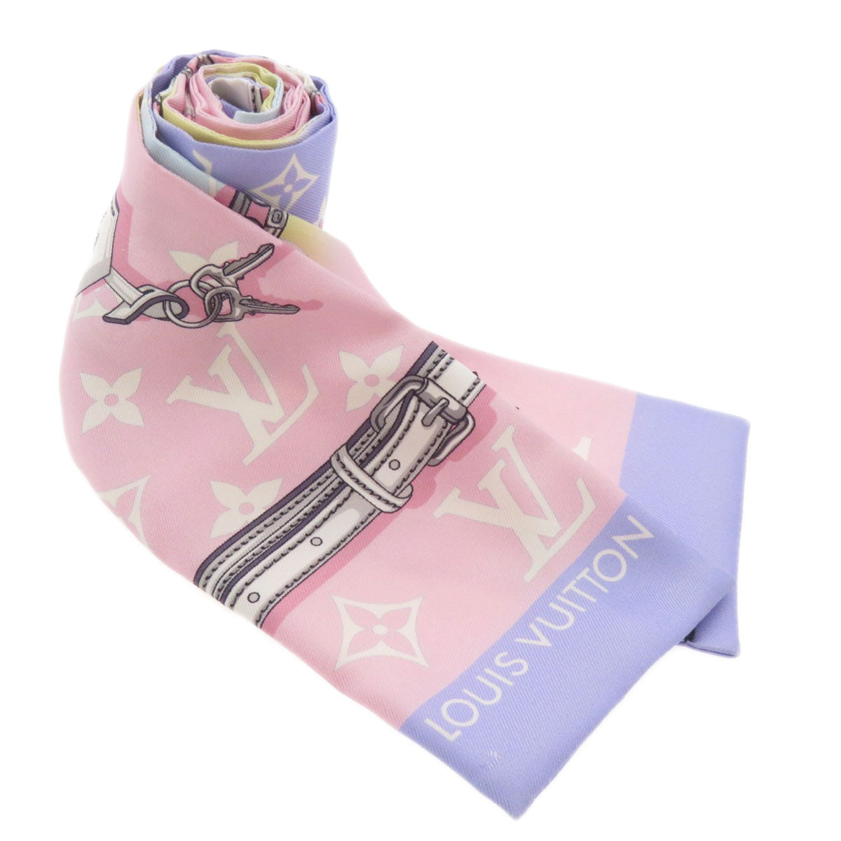 LOUIS VUITTON  M76186 Scarf Bando Confidential LV Escal Silk Ladies