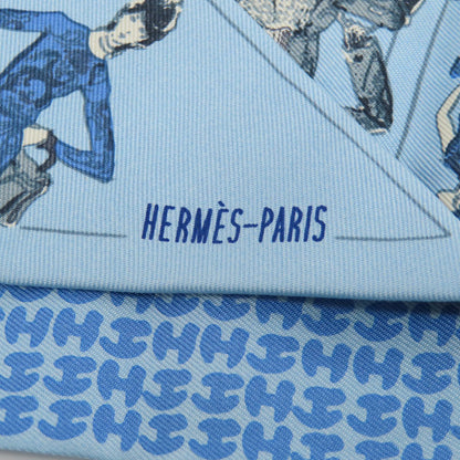 HERMES   Scarf Twilly Silk Ladies