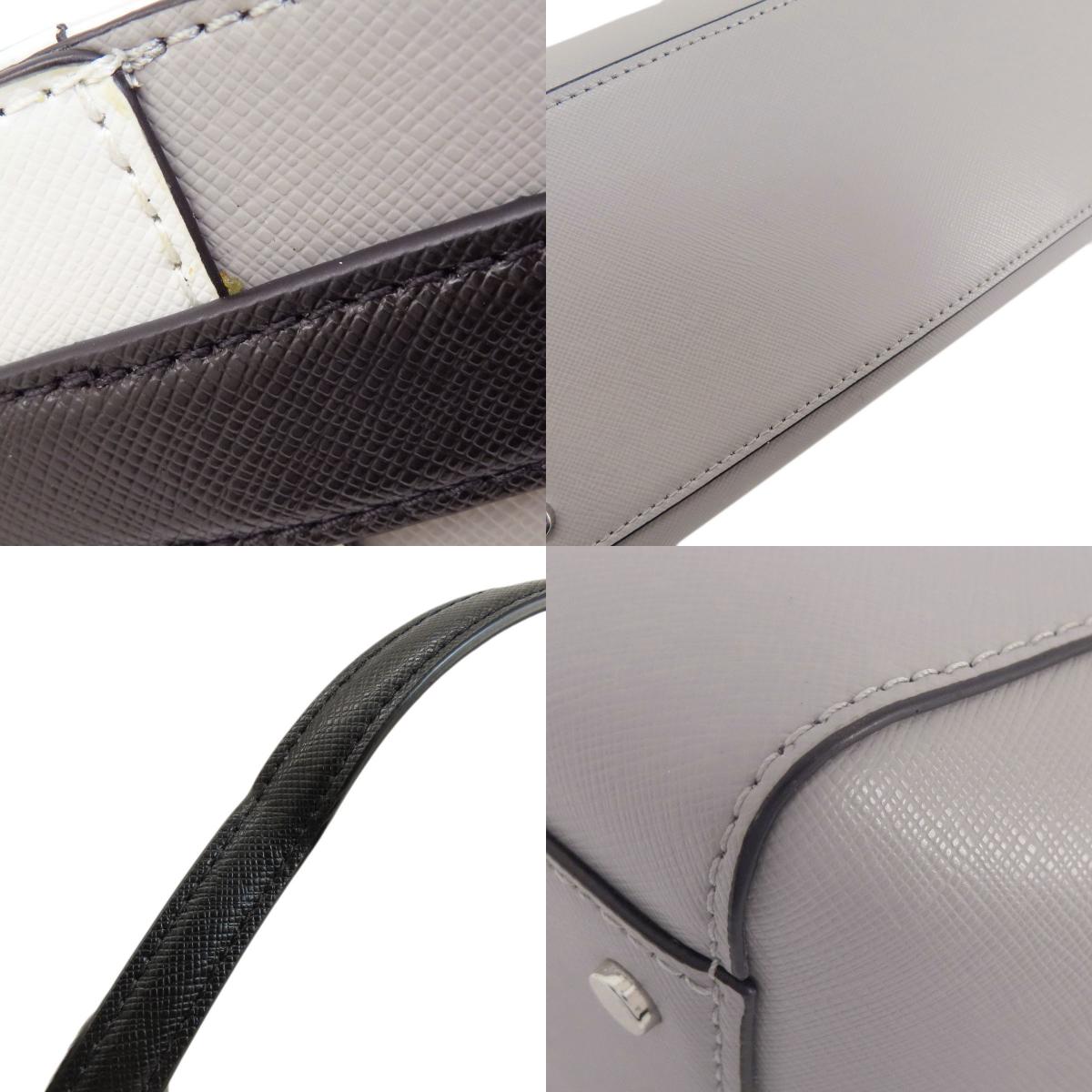 kate spade Logo Hardware Bicolor Tote Bag PVC Ladies [Used]