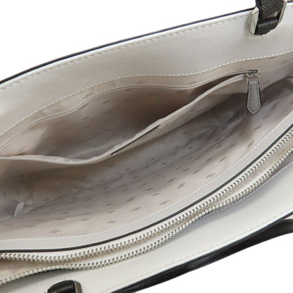 kate spade Logo Hardware Bicolor Tote Bag PVC Ladies [Used]