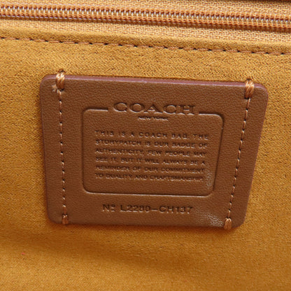 COACH  CH137 Shoulder Bag Signature Canvas LeatherLadies