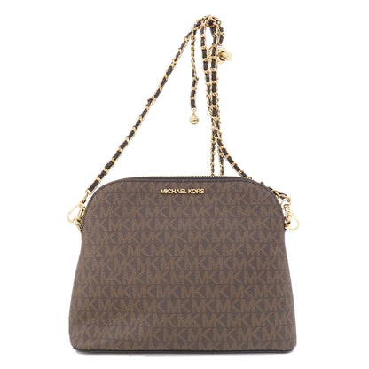 Michael Kors MK Signature ChainShoulder Shoulder Bag PVC Ladies [Used]