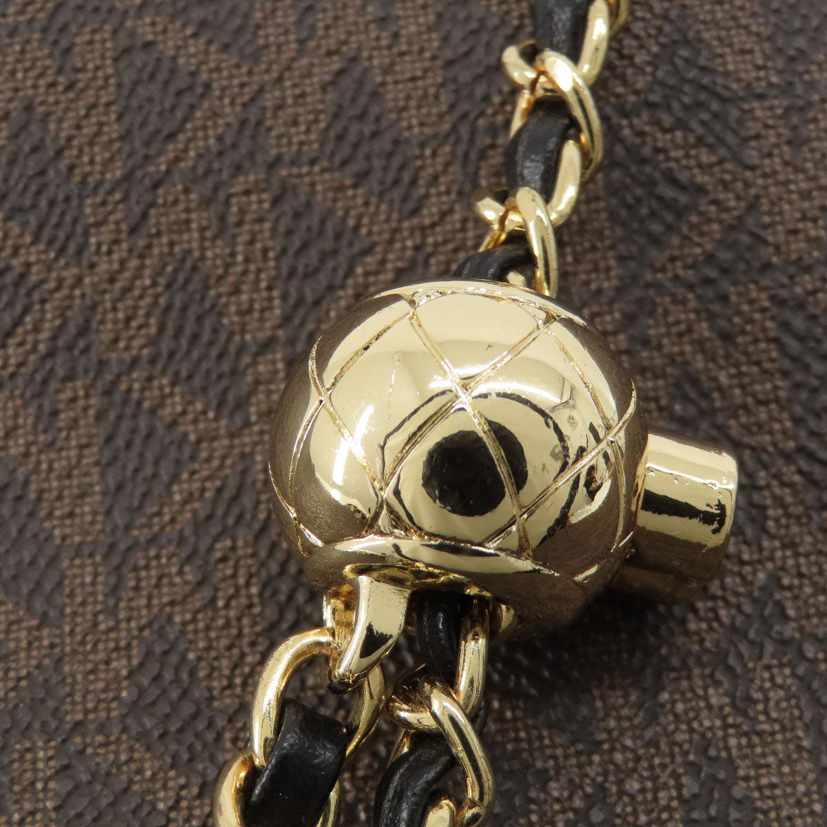 Michael Kors MK Signature ChainShoulder Shoulder Bag PVC Ladies [Used]