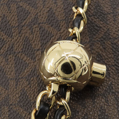 Michael Kors MK Signature ChainShoulder Shoulder Bag PVC Ladies [Used]