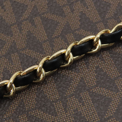 Michael Kors MK Signature ChainShoulder Shoulder Bag PVC Ladies [Used]