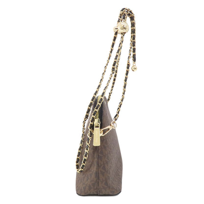 Michael Kors MK Signature ChainShoulder Shoulder Bag PVC Ladies [Used]