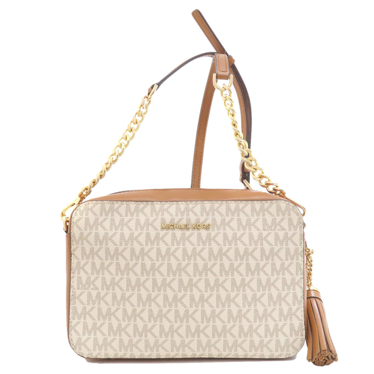 Michael Kors MK signature Shoulder Bag PVC Ladies [Used]