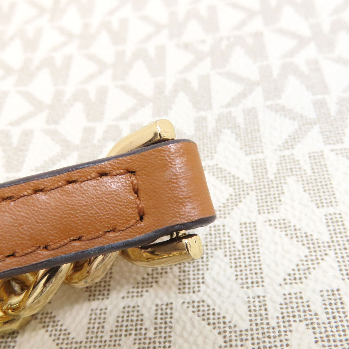 Michael Kors MK signature Shoulder Bag PVC Ladies [Used]